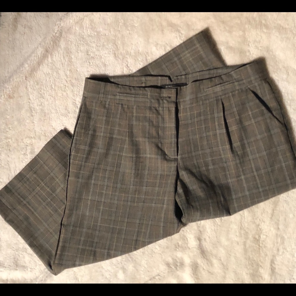 BCBG PLAID SUMMER PANTS 10